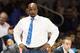 DALLAS, TX - DECEMBER 17: Hampton Pirates head coach Edward Joyner, Jr looks on against the SMU Mustangs on December 17, 2015 at Moody Coliseum in Dallas, Texas. (Photo by Cooper Neill/Getty Images)