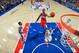 PHILADELPHIA,PA - MARCH 17: John Wall #2 of the Washington Wizards goes up for the layup against the Philadelphia 76ers at Wells Fargo Center on March 17, 2016 in Philadelphia, Pennsylvania NOTE TO USER: User expressly acknowledges and agrees that, by do