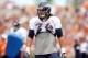 Aug 6, 2015; Denver, CO, USA; Denver Broncos offensive tackle Ty Sambrailo (74) during training camp at the UCHealth Training Center. Mandatory Credit: Chris Humphreys-USA TODAY Sports