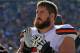 PITTSBURGH, PA - NOVEMBER 15: Center Alex Mack #55 of the Cleveland Browns looks on from the sideline before a game against the Pittsburgh Steelers at Heinz Field on November 15, 2015 in Pittsburgh, Pennsylvania. The Steelers defeated the Browns 30-9. (