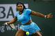 INDIAN WELLS, CA - MARCH 18: Serena Williams of USA in action against Agnieszka Radwanska of Poland during day twelve of the BNP Paribas Open at Indian Wells Tennis Garden on March 18, 2016 in Indian Wells, California. (Photo by Julian Finney/Getty Imag
