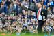 Van Gaal remonstrates from the touchline.