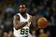 Feb 29, 2016; Boston, MA, USA; Boston Celtics forward Jae Crowder (99) passes the ball against the Utah Jazz during the first half at TD Garden. Mandatory Credit: Mark L. Baer-USA TODAY Sports