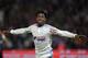 Marseille's Belgian forward Michy Batshuayi celebrates after scoring a goal during the French L1 football match Paris Saint-Germain (PSG) vs Olympique de Marseille (OM) on October 4, 2015 at the Parc des Princes stadium in Paris. AFP PHOTO / KENZO TRIB