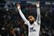 Lyon's French forward Alexandre Lacazette celebrates after scoring a goal during the French L1 football match between Lyon and Nantes at the New Stadium in Decines-Charpieu, central-eastern France, on March 19, 2016. AFP PHOTO / JEFF PACHOUD / AFP / JEFF