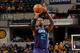 INDIANAPOLIS - FEBRUARY 26: Marvin Williams #2 of the Charlotte Hornets shoots the ball during the game against the Indiana Pacers on February 26, 2016 in Indianapolis, Indiana. NOTE TO USER: User expressly acknowledges and agrees that, by downloading an