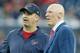 Texans head coach Bill O'Brien (left) and team owner Bob McNair.