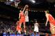 ST LOUIS, MO - MARCH 18: Tyler Lydon #20 of the Syracuse Orange defends Charles Cooke #4 of the Dayton Flyers in the second half during the first round of the 2016 NCAA Men's Basketball Tournament at Scottrade Center on March 18, 2016 in St Louis, Missou