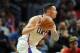 March 13, 2016; Los Angeles, CA, USA; Los Angeles Clippers guard J.J. Redick (4) controls the ball against Cleveland Cavaliers during the first half at Staples Center. Mandatory Credit: Gary A. Vasquez-USA TODAY Sports