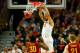 CHICAGO, IL - MARCH 25: Anthony Gill #13 of the Virginia Cavaliers dunks against Deonte Burton #30 of the Iowa State Cyclones in the second half during the 2016 NCAA Men's Basketball Tournament Midwest Regional at United Center on March 25, 2016 in Chica