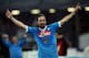 NAPLES, ITALY - MARCH 20: Gonzalo Higuain of Napoli celebrates after scoring his team's second goal goal during the Serie A match between SSC Napoli and Genoa CFC at Stadio San Paolo on March 20, 2016 in Naples, Italy. (Photo by Maurizio Lagana/Getty Im