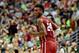 ANAHEIM, CA - MARCH 26: Buddy Hield #24 of the Oklahoma Sooners reacts in the second half while taking on the Oregon Ducks in the NCAA Men's Basketball Tournament West Regional Final at Honda Center on March 26, 2016 in Anaheim, California. (Photo by Ha