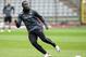 Lukaku in training for Belgium, just one of the strikers linked with United.