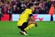 A disappointed Pierre-Emerick Aubameyang after the 4-3 loss at Anfield Road.