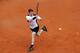 ROME, ITALY - MAY 14: Andy Murray of Great Britain in action against Lucas Pouille of France during day seven of The Internazionali BNL d'Italia 2016 on May 14, 2016 in Rome, Italy. (Photo by Matthew Lewis/Getty Images)