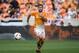 Apr 10, 2016; Houston, TX, USA; Houston Dynamo defender Will Bruin (12) during a game against the Seattle Sounders at BBVA Compass Stadium. Mandatory Credit: Troy Taormina-USA TODAY Sports