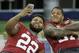 D.J. Pettway, here having fun with Ryan Anderson (22) near the end of the 2015 season, made the most of his second chance at Alabama and earned his degree.