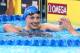 OMAHA, NE - JULY 02: Katie Ledecky of the United States celebrates after finishing first in the final heat for the Women's 800 Meter Freestyle during Day Seven of the 2016 U.S. Olympic Team Swimming Trials at CenturyLink Center on July 2, 2016 in Omaha,