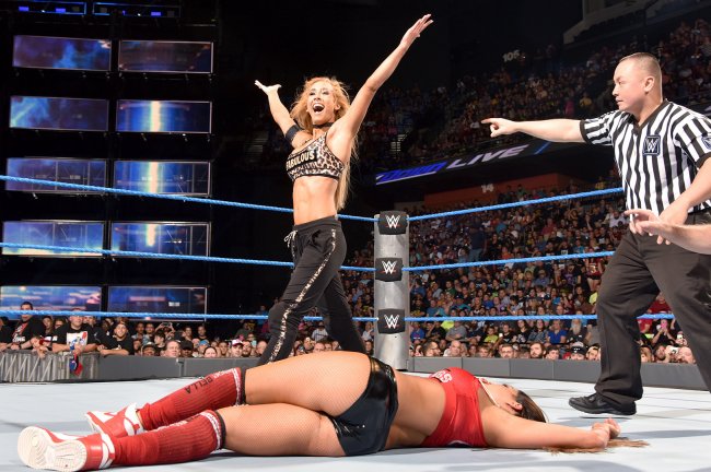 Image result for wwe smackdown live 4/10/2016 results