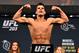CLEVELAND, OH - SEPTEMBER 09: Mickey Gall of the United States steps on the scale during the UFC 203 Weigh-in at Quicken Loans Arena on September 9, 2016 in Cleveland, Ohio. (Photo by Josh Hedges/Zuffa LLC/Zuffa LLC via Getty Images)