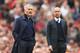 MANCHESTER, ENGLAND - SEPTEMBER 10: Jose Mourinho, Manager of Manchester United (L) shouts at his team during the Premier League match between Manchester United and Manchester City at Old Trafford on September 10, 2016 in Manchester, England. (Photo by C