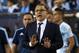 Jun 18, 2016; Foxborough, MA, USA; Argentina manager Gerardo Martino directs his players during the second half of Argentina's 4-1 win over Venezuela in quarter-final play in the 2016 Copa America Centenario soccer tournament at Gillette Stadium. Mandato