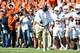 DALLAS, TX - OCTOBER 8: Head coach Charlie Strong of the Texas Longhorns reacts to a Sooners fumble during their loss to the Oklahoma Sooners on October 8, 2016 at The Cotton Bowl in Dallas, Texas. (Photo by Jackson Laizure/Getty Images)