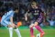 MANCHESTER, ENGLAND - NOVEMBER 1: Lucas Digne of FC Barcelona in action during the UEFA Champions League match between Manchester City FC and FC Barcelona at Etihad Stadium on November 1, 2016 in Manchester, England. (Photo by Jean Catuffe/Getty Images)
