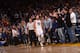 OAKLAND, CA - NOVEMBER 7: Stephen Curry #30 of the Golden State Warriors celebrates after hitting 13 three pointers breaking the NBA record during the game against the New Orleans Pelicans on November 7, 2016 at Oracle Arena in Oakland, California. NOTE