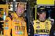 Kyle Busch (left) made the finals. Matt Kenseth didn't.