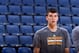 Ontario, CA - OCTOBER 9: Ivica Zubac #40 of the Los Angeles Lakers looks on before a preseason game against the Denver Nuggets on October 9, 2016 at Citizens Business Bank Arena in Ontario, California. NOTE TO USER: User expressly acknowledges and agrees