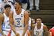 CHAPEL HILL, NC - DECEMBER 07: Kennedy Meeks #3 of the North Carolina Tar Heels reacts during the closing seconds of a win against the Davidson Wildcats at the Dean Smith Center on December 7, 2016 in Chapel Hill, North Carolina. North Carolina won 83-74