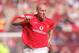MANCHESTER, ENGLAND - AUG: Jaap Stam of Manchester United on the ball during the FA Carling Premiership match against Newcastle United on 20 Aug 2000 at Old Trafford in Manchester, England. Manchester United won 2-0. (Photo by Gary M Prior/Getty Images)