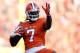 CLEMSON, SC - NOVEMBER 12: Mike Williams #7 of the Clemson Tigers reacts after a catch against the Pittsburgh Panthers during their game at Memorial Stadium on November 12, 2016 in Clemson, South Carolina. (Photo by Streeter Lecka/Getty Images)