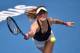 Bouchard battled hard to win an even first set.