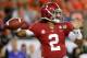 Jalen Hurts finished his freshman season with 2,780 passing yards and 954 rushing.