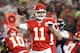 KANSAS CITY, MO - DECEMBER 25: Quarterback Alex Smith #11 of the Kansas City Chiefs passes during the game against the Denver Broncos at Arrowhead Stadium on December 25, 2016 in Kansas City, Missouri. (Photo by Jason Hanna/Getty Images)