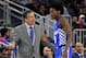 Calipari coaching up this year's 5-star guard, De'Aaron Fox.