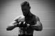 NEW YORK, NY - NOVEMBER 12: (EDITORS NOTE: Image has been converted to black and white.) UFC featherweight champion Conor McGregor of Ireland warms up backstage at Madison Square Garden prior to his lightweight championship fight agianst Eddie Alvarez du