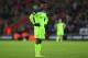 SOUTHAMPTON, ENGLAND - JANUARY 11: Daniel Sturridge of Liverpool stands dejected after the EFL Cup semi-final first leg match between Southampton and Liverpool at St Mary's Stadium on January 11, 2017 in Southampton, England. (Photo by Catherine Ivill -