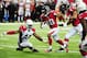 ATLANTA, GA - NOVEMBER 27: Taylor Gabriel #18 of the Atlanta Falcons runs after a catch for a touchdown during the first half against the Arizona Cardinals at the Georgia Dome on November 27, 2016 in Atlanta, Georgia. (Photo by Scott Cunningham/Getty Imag