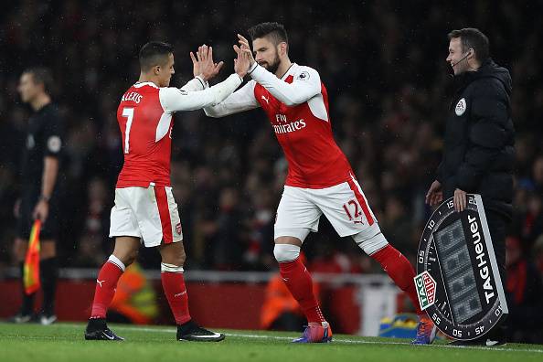 Arsenal have rotated their options up top this term.