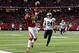 ATLANTA, GA - JANUARY 01: Justin Hardy #16 of the Atlanta Falcons makes a catch out of bounds during the second half against the New Orleans Saints at the Georgia Dome on January 1, 2017 in Atlanta, Georgia. (Photo by Kevin C. Cox/Getty Images)