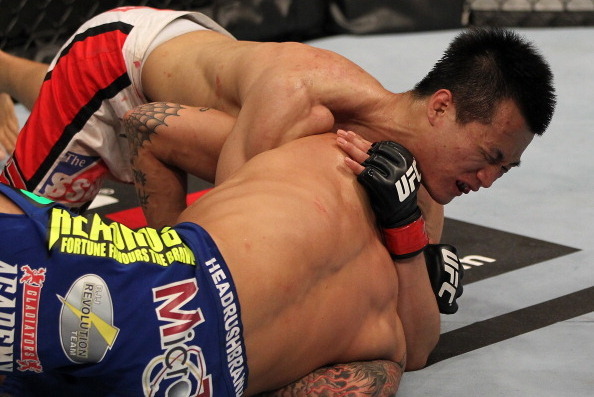 Jung's submission finish of Poirier was slick.
