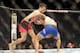 Jung lands the uppercut that ends Bermudez's night.