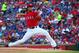 ARLINGTON, TX - MAY 28:Yu Darvish #11 of the Texas Rangers throws in the first inning against the Pittsburgh Pirates at Globe Life Park in Arlington on May 28, 2016 in Arlington, Texas. (Photo by Rick Yeatts/Getty Images)