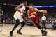 OAKLAND, CA - JANUARY 16: Kevin Love #0 of the Cleveland Cavaliers drives to the basket against the Golden State Warriors on January 16, 2017 at ORACLE Arena in Oakland, California. NOTE TO USER: User expressly acknowledges and agrees that, by downloading