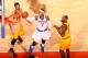 NEW YORK, NY - DECEMBER 4: Carmelo Anthony #7 of the New York Knicks shoots against Kevin Love #0 and LeBron James #23 of the Cleveland Cavaliers at Madison Square Garden in New York City, New York on December 4, 2014. NOTE TO USER: User expressly acknow