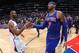 LOS ANGELES, CA - MARCH 11: Chris Paul #3 of the Los Angeles Clippers and Carmelo Anthony #7 of the New York Knicks shake hands after the game on March 11, 2016 at STAPLES Center in Los Angeles, California. NOTE TO USER: User expressly acknowledges and a