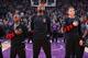 SACRAMENTO, CA - NOVEMBER 18: Chris Paul #3, DeAndre Jordan #6 and Blake Griffin #32 of the Los Angeles Clippers stand during the national anthem of the game against the Sacramento Kings on November 18, 2016 at Golden 1 Center in Sacramento, California. N
